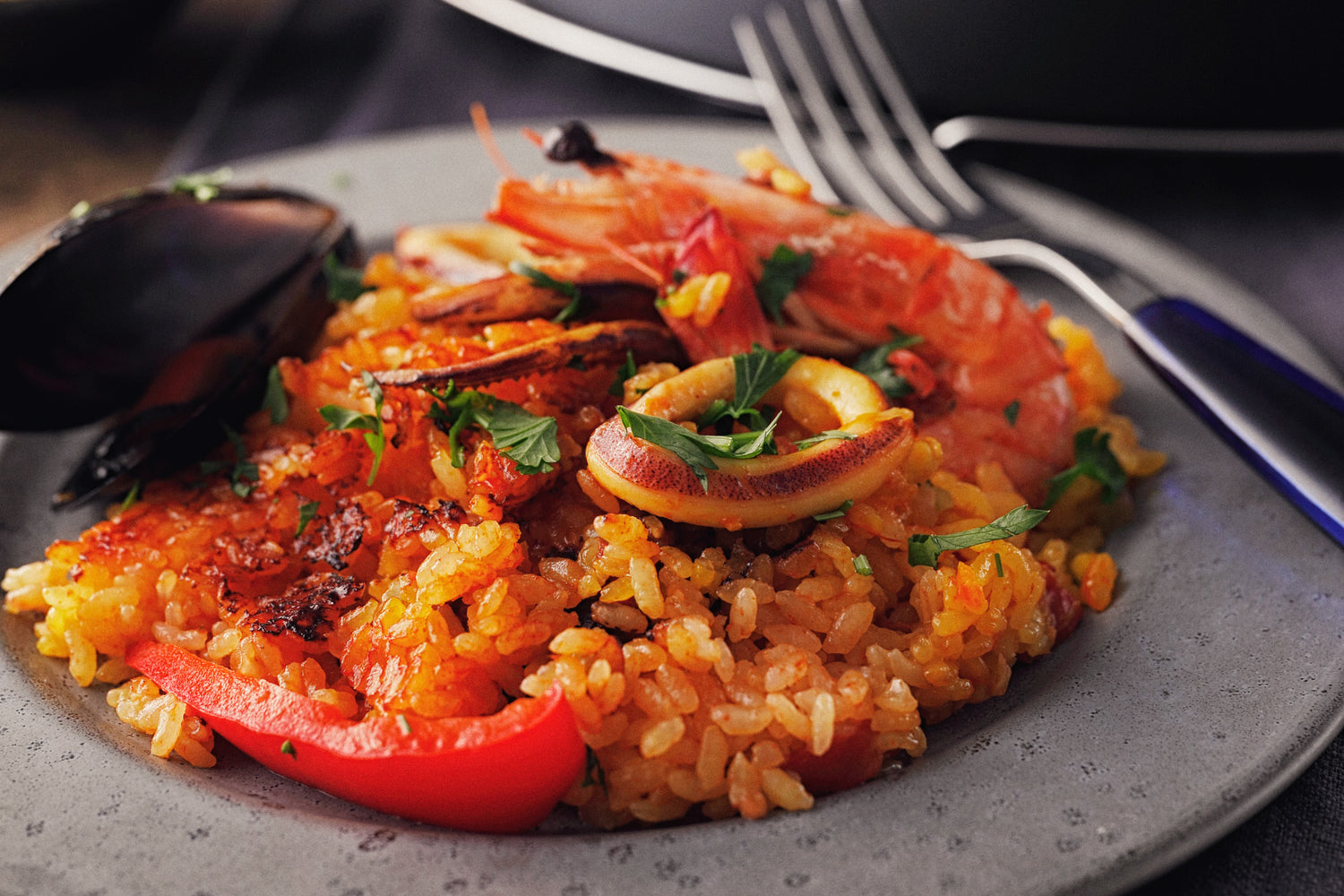 Seafood Paella