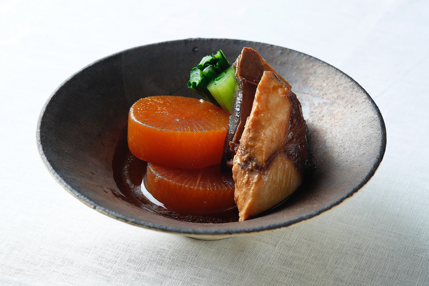 Braised Yellowtail with Daikon Radish