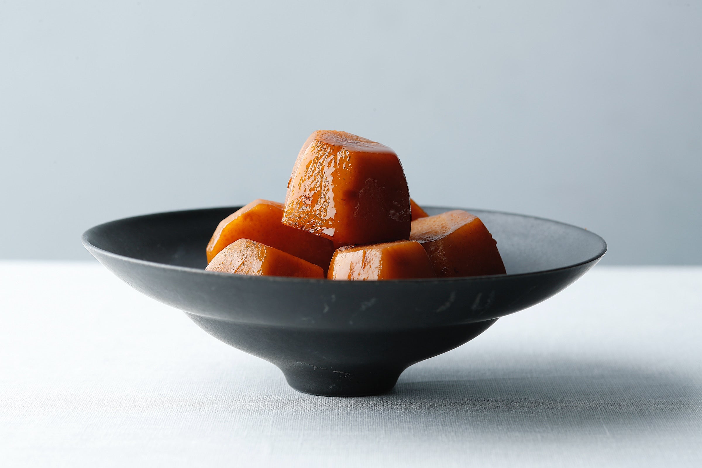 Simmered Taro in Soy Glaze