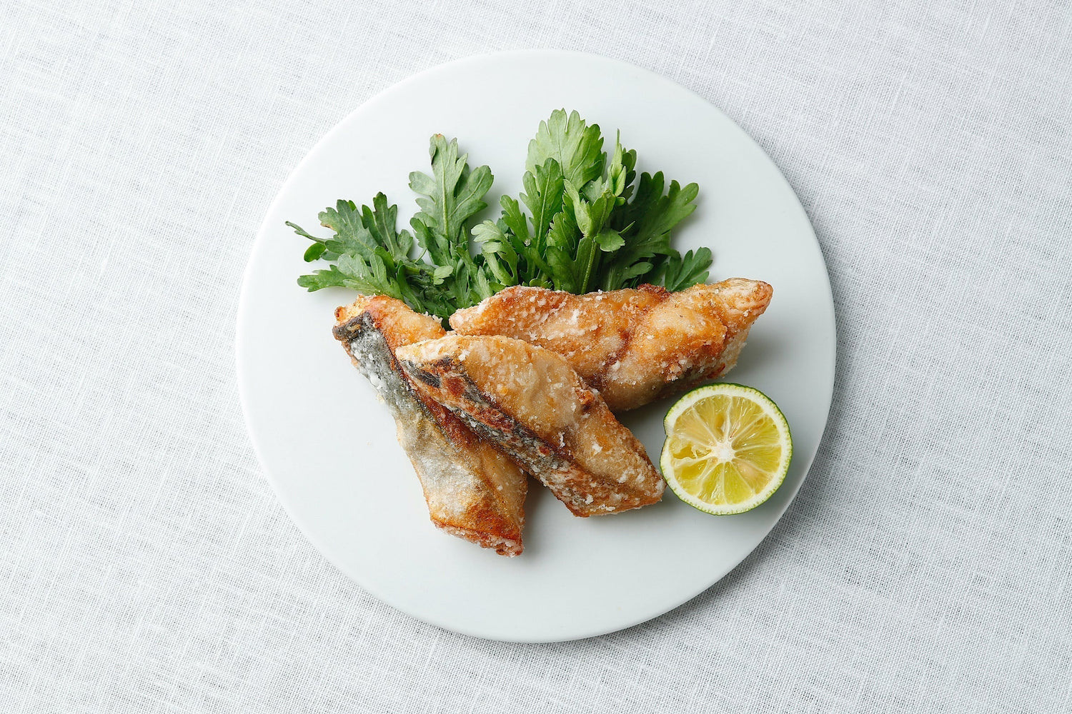 Crispy Tatsuta-Style Yellowtail