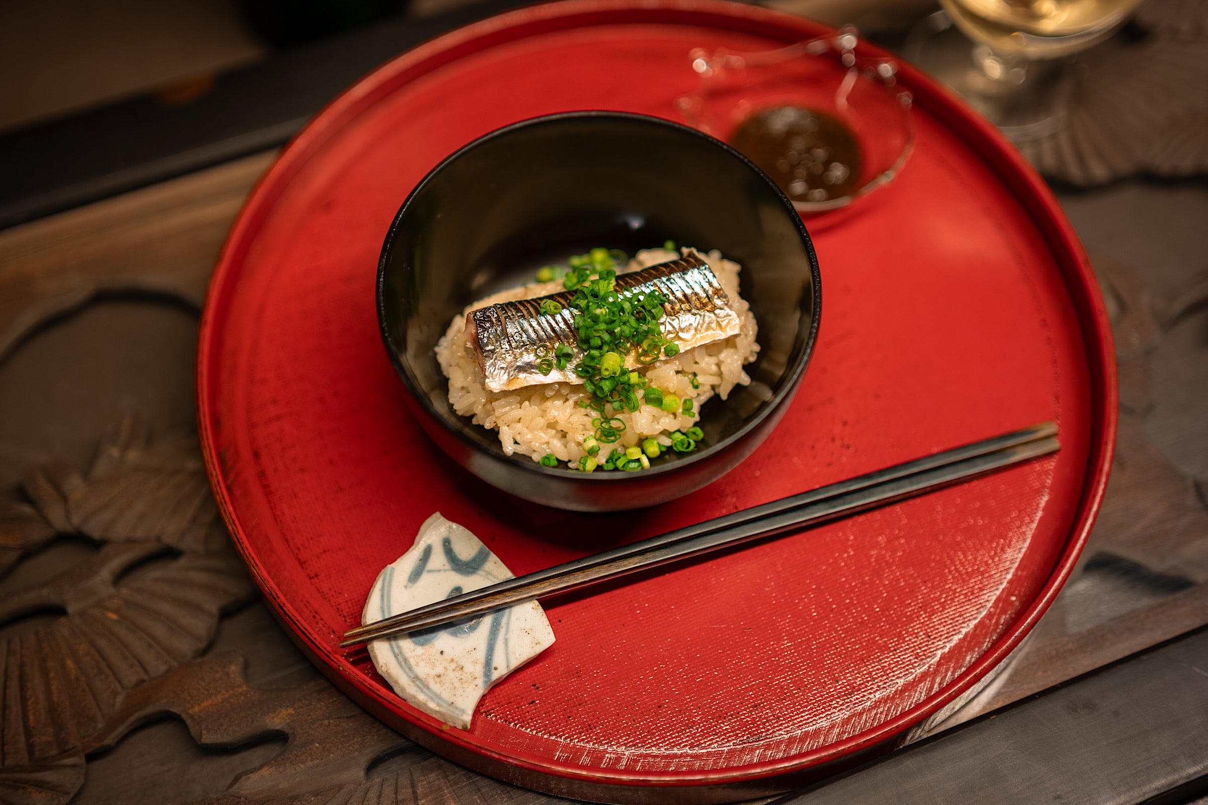 Pacific saury rice with a Western Twist