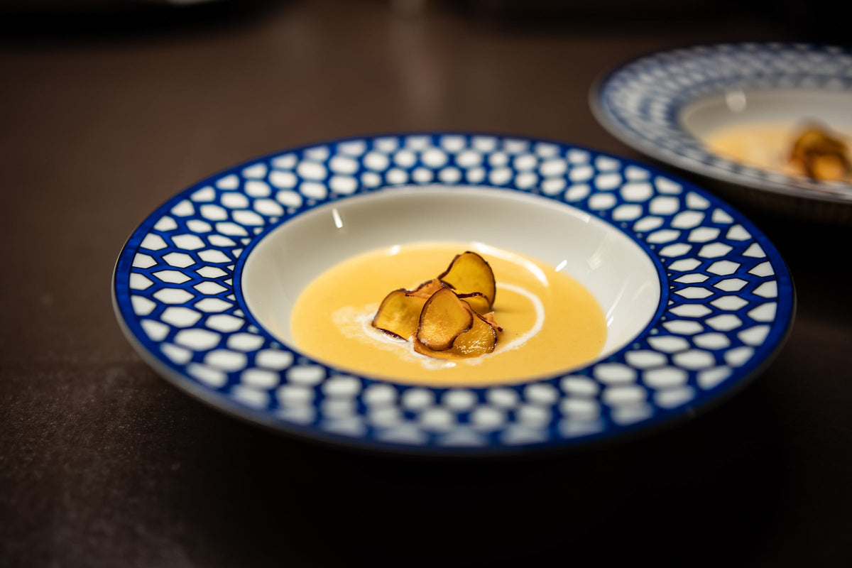 Baked Sweet Potato Soup